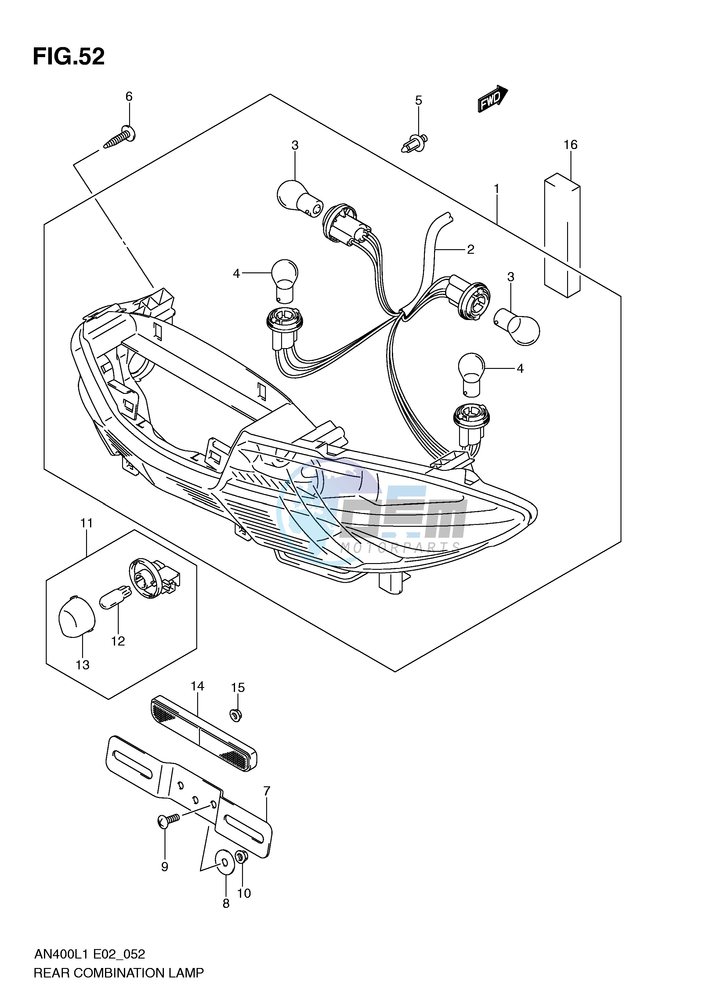 REAR COMBINATION LAMP