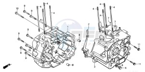 CB250 TWO FIFTY drawing CRANKCASE