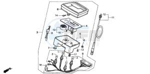 SH50D SCOOPY drawing SPEEDOMETER