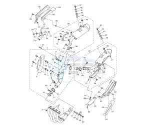 YZF R1 1000 drawing EXHAUST