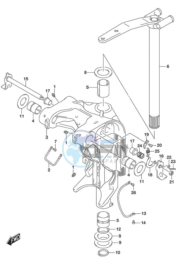 Swivel Bracket DF 250S