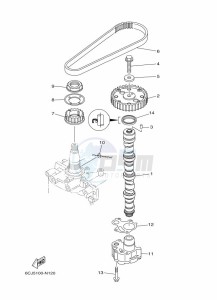 F70AETX drawing OIL-PUMP