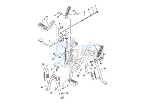 SR 125 drawing STANDS-FOOTREST