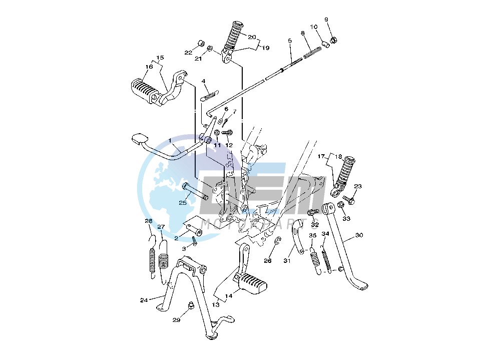 STANDS-FOOTREST