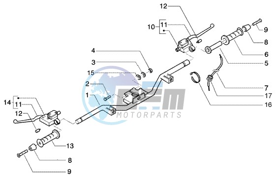 Handlebar - Brake Pump