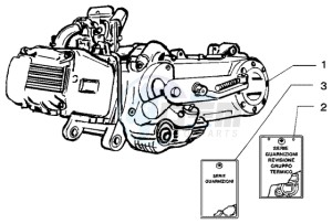 Liberty 50 4t RST ptt (F) France drawing Engine