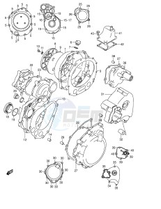 GSX1300R (E2) Hayabusa drawing CRANKCASE COVER