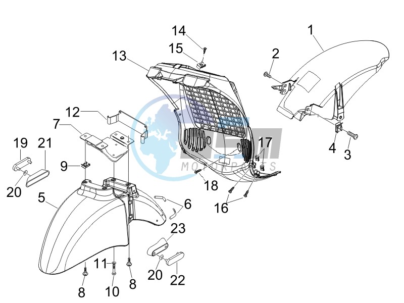 Wheel housing - Mudguard