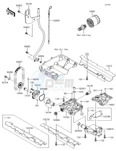 JET SKI ULTRA 310X JT1500LJF EU drawing Oil Pump