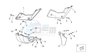 SXV 450-550 2009-2011 drawing Central body