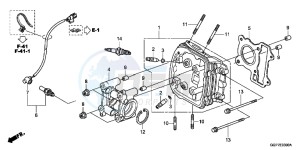 NSC50T2F NSC50T2 UK - (E) drawing CYLINDER HEAD