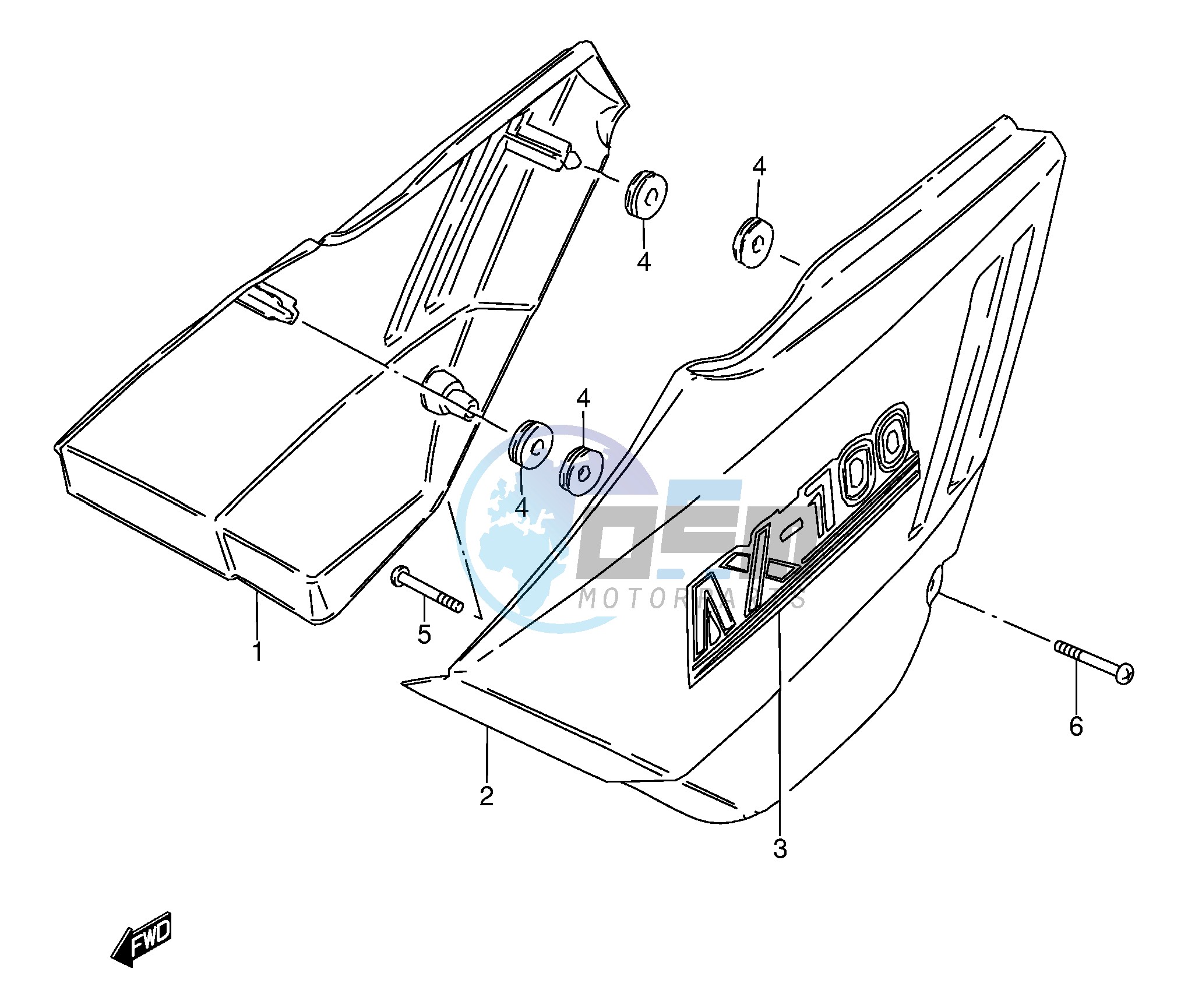 FRAME COVER (MODEL T P9)