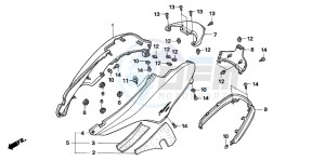 NSS250EX FORZA EX drawing BODY COVER