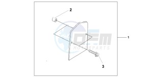 VT750DC SHADOW SPIRIT drawing BACKREST TRIM