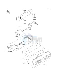 KAF 950 A [MULE 2510 DIESEL] (A1-A3) [MULE 2510 DIESEL] drawing SEAT