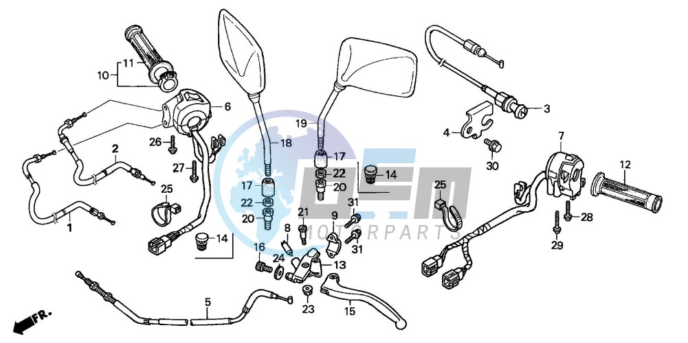 HANDLE LEVER/SWITCH/ CABLE