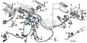 CBR600RR9 UK - (E / MME) drawing WIRE HARNESS