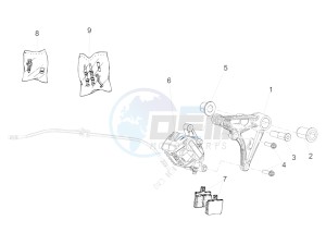 V7 II Stornello ABS 750 (USA) drawing Rear brake caliper