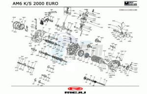 MRX-50-YELLOW drawing ENGINE  AMS KS 2000 EURO