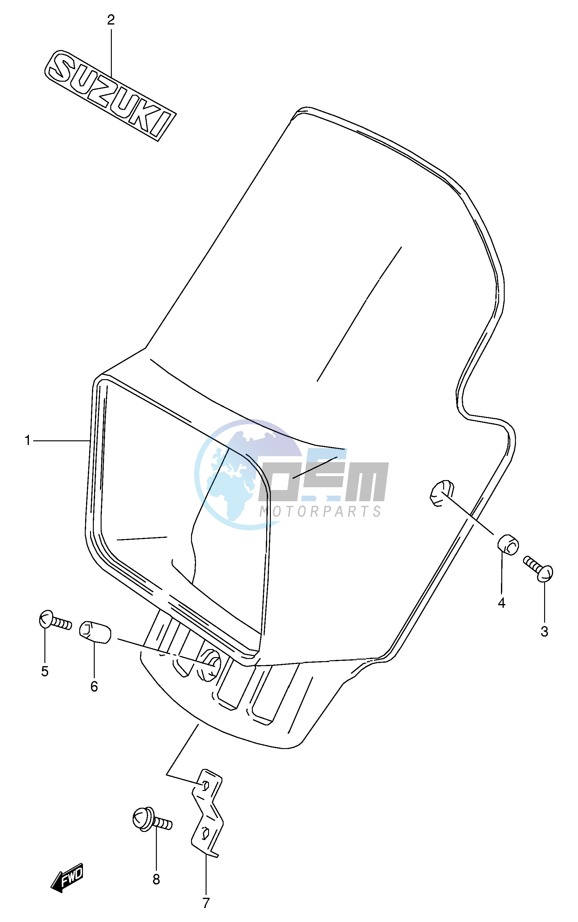 HEADLAMP COVER (E24)