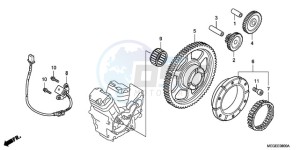 VT750C9 Korea - (KO / MK) drawing STARTING CLUTCH