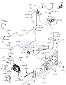 MULE PRO-DX KAF1000EJF EU drawing Fuel Pump