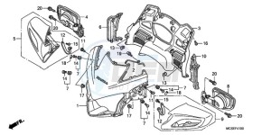 ST13009 France - (F / CMF MME) drawing UPPER COWL