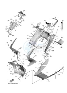 XP530E XP530E-A TMAX ABS (BV12) drawing LEG SHIELD