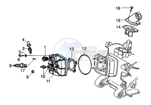 DNA 50 drawing Cylinder head - Induction Pipe