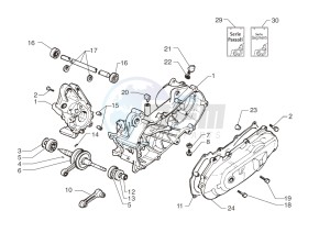 Ark AC 45 Glossy Black-Matt Black 200 drawing Crankcase – Crankshaft