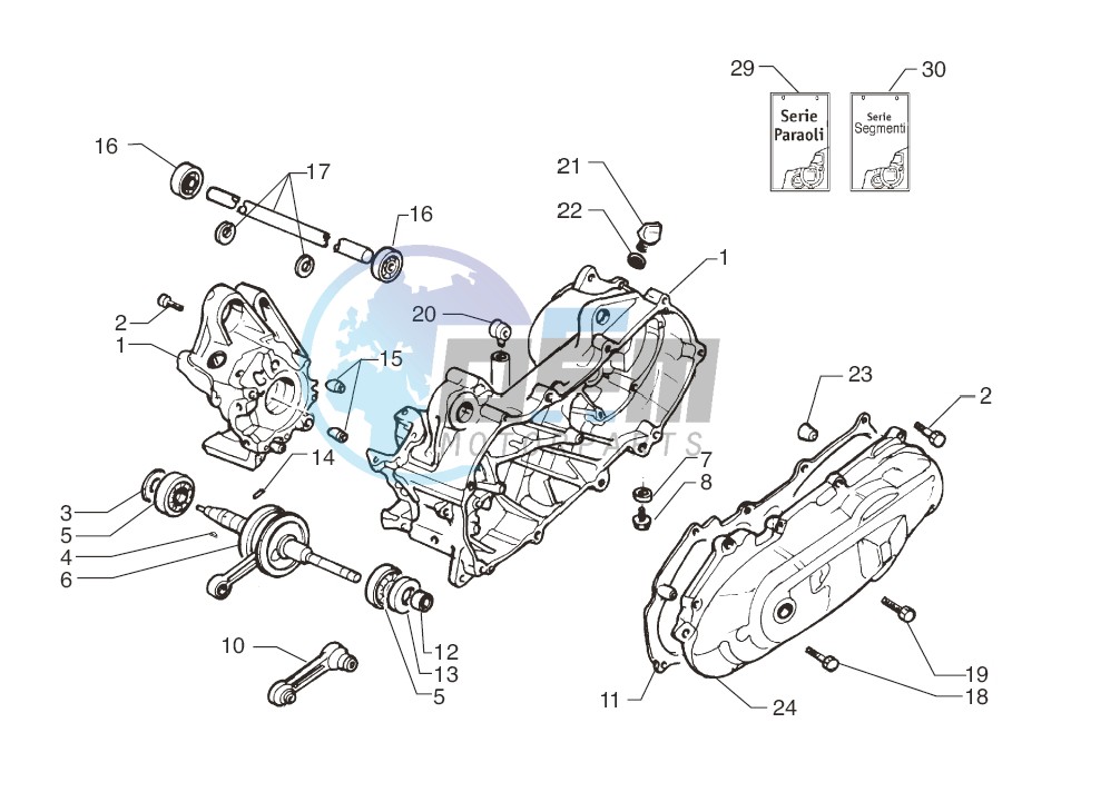 Crankcase – Crankshaft