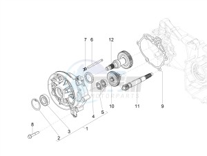 SXL 150 4T 3V CARB drawing Reduction unit