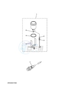 F250UA drawing SPEEDOMETER