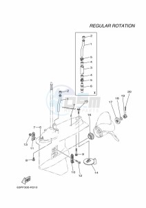 F150DET drawing PROPELLER-HOUSING-AND-TRANSMISSION-2