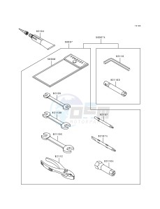 JS 750 A [750 SX] (A1-A4) [750 SX] drawing OWNERS TOOLS