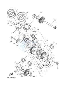 XT1200Z (2BS1 2BS2) drawing CRANKSHAFT & PISTON