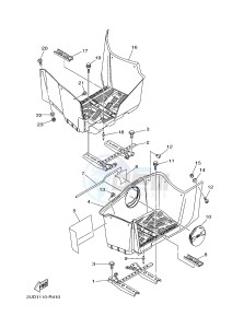 YFM700FWAD YFM70GPLG GRIZZLY EPS SE (B318) drawing STAND & FOOTREST