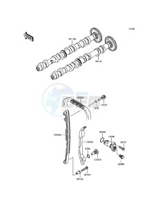 Z800 ZR800EGF UF (UK FA) XX (EU ME A(FRICA) drawing Camshaft(s)/Tensioner