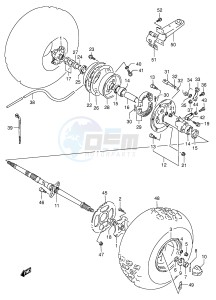 LT-F160 (P28) drawing REAR WHEEL