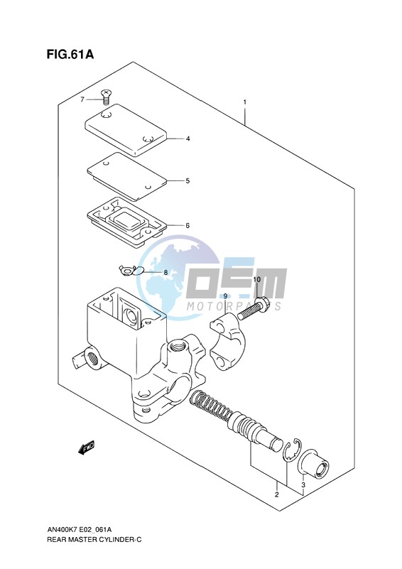 REAR MASTER CYLINDER