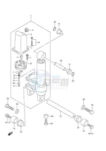 DF 25 drawing Power Tilt Remote Control w/Power Tilt