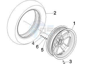 GTV 300 4T 4V ie Touring (USA) USA drawing Front wheel