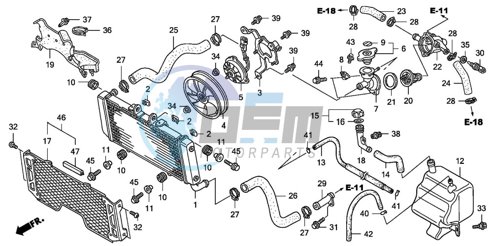 RADIATOR (CB1300A/SA)