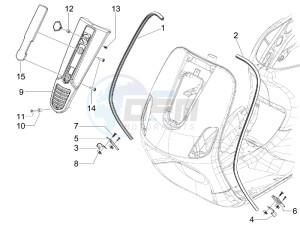 S 150 4T drawing Front shield