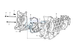 X9 200 drawing Crankcase