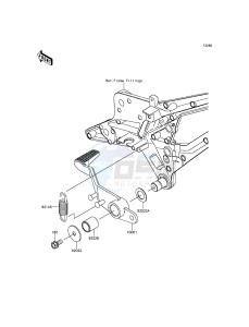 Z800 ZR800CFF UF (UK FA) XX (EU ME A(FRICA) drawing Brake Pedal