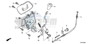 TRX420FMD TRX420 Europe Direct - (ED) drawing SELECT LEVER