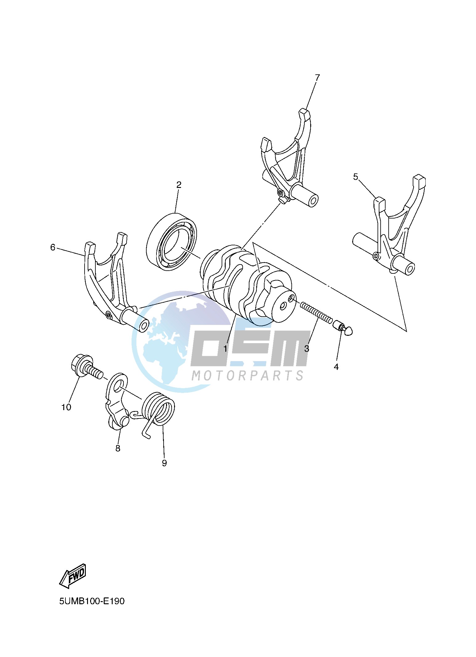 SHIFT CAM & FORK