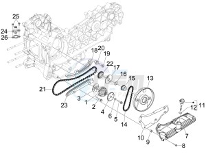 MP3 250 ie lt drawing Oil pump