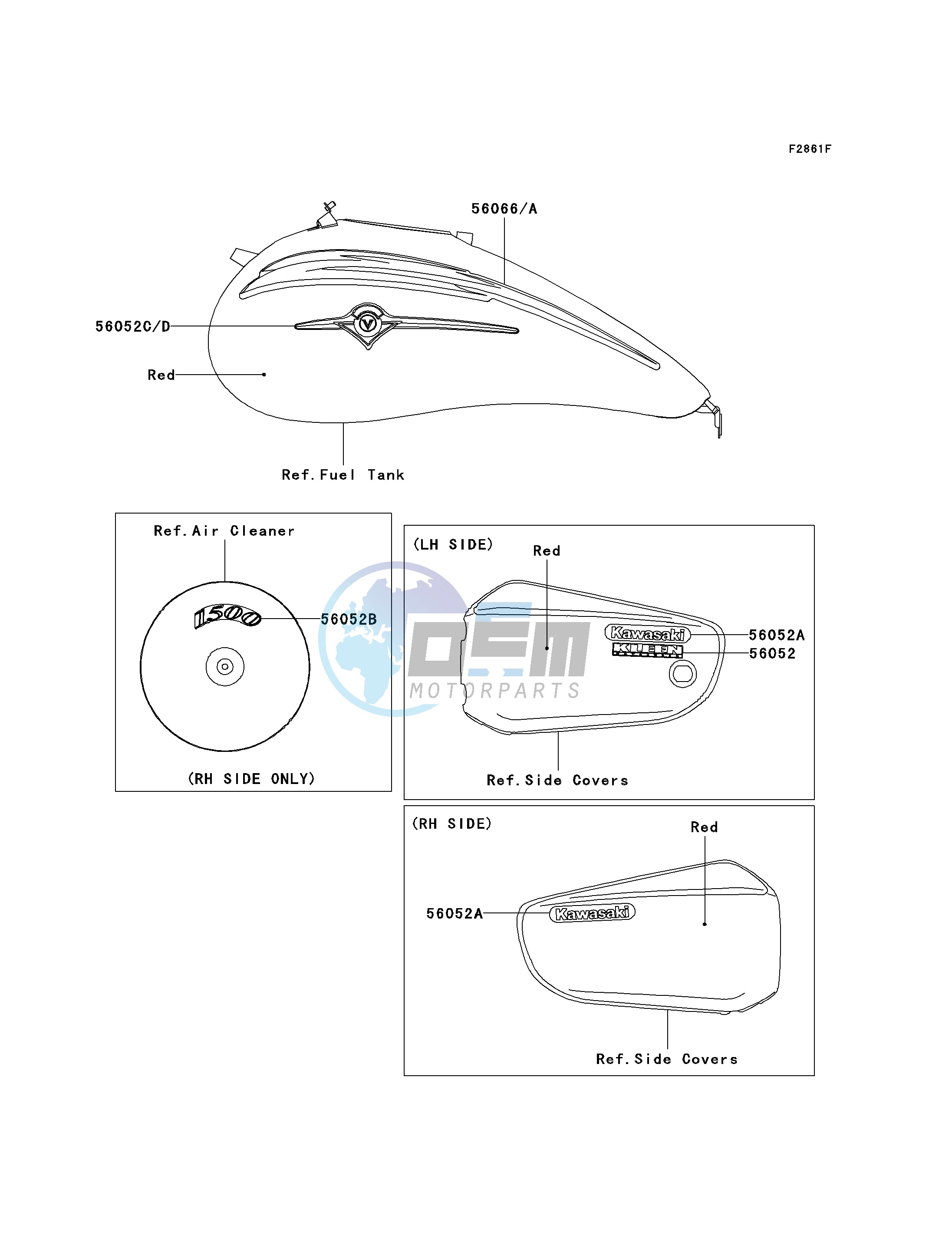 DECALS-- RED- --- VN1500-P2- -